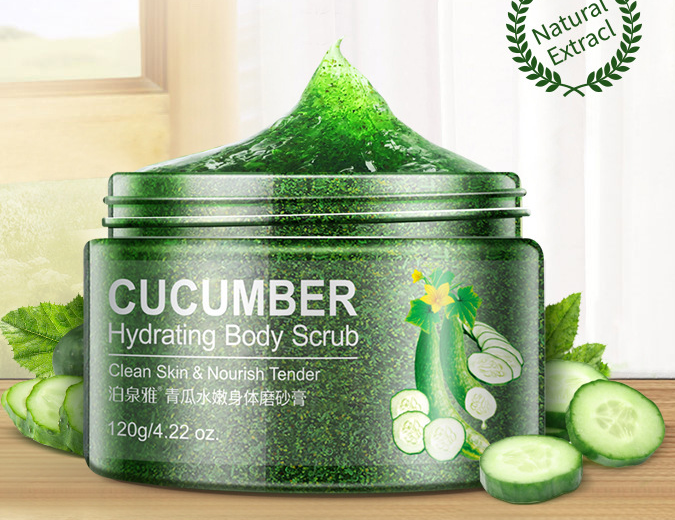 Cucumber Clean Skin Body Scrub