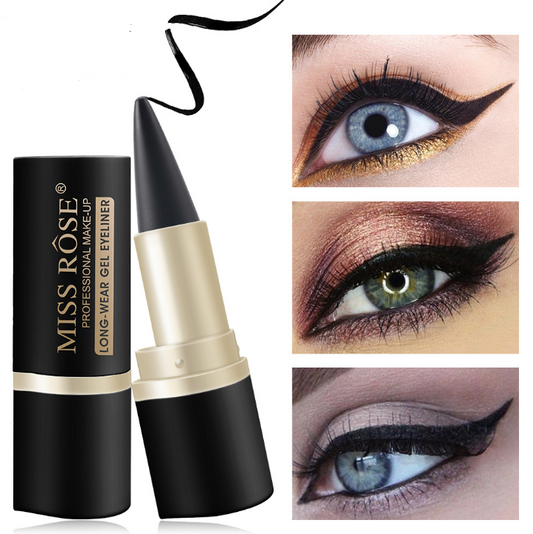 Miss Rose Waterproof Black Gel Eyeliner