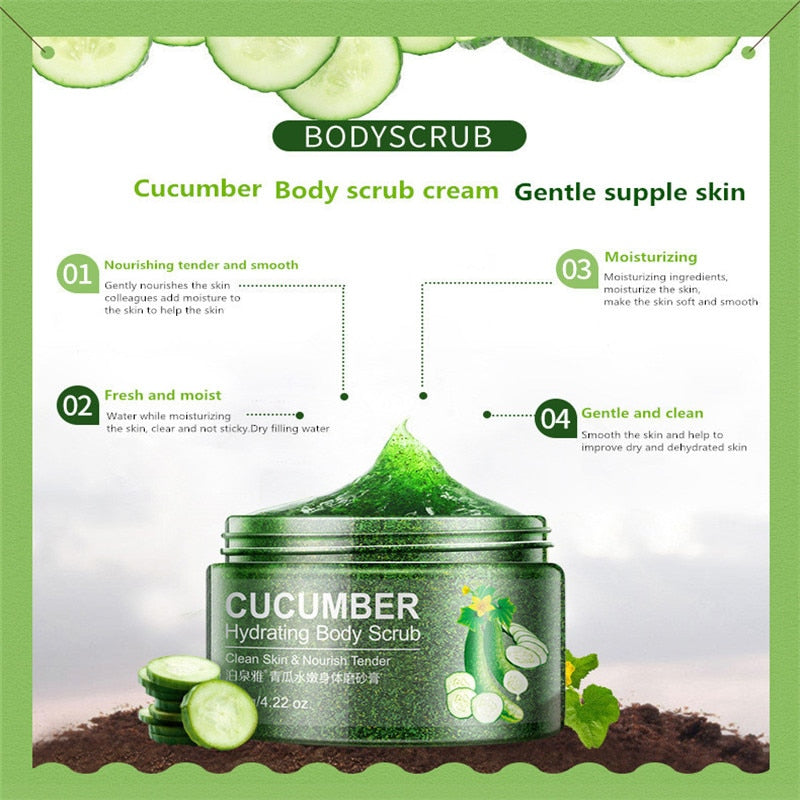 Cucumber Clean Skin Body Scrub